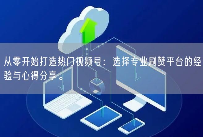 从零开始打造热门视频号：选择专业刷赞平台的经验与心得分享。