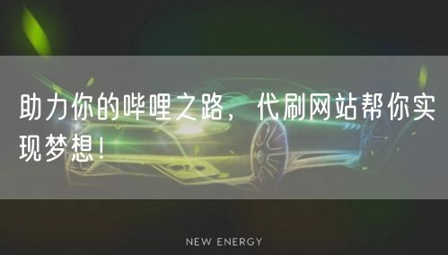 助力你的哔哩之路，代刷网站帮你实现梦想！
